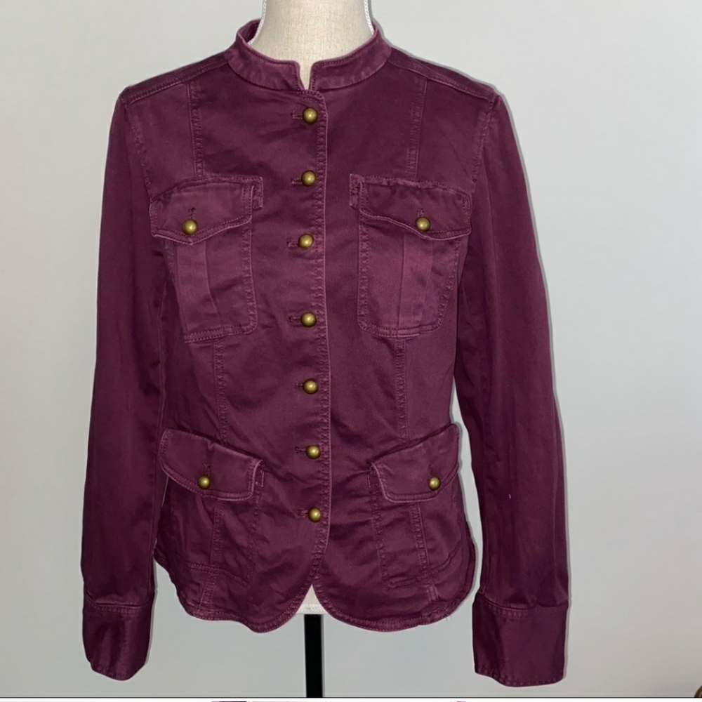 White House Black Market Purple Jacket